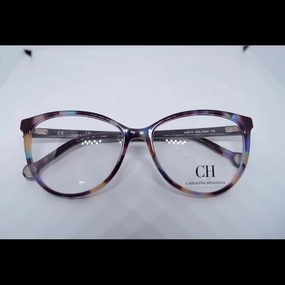 optical glasses Carolina Herrera -purple color/ extended form/ VHE772